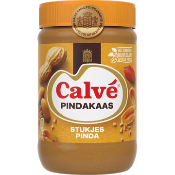 Calve pindakaas met nootjes - 650 gram