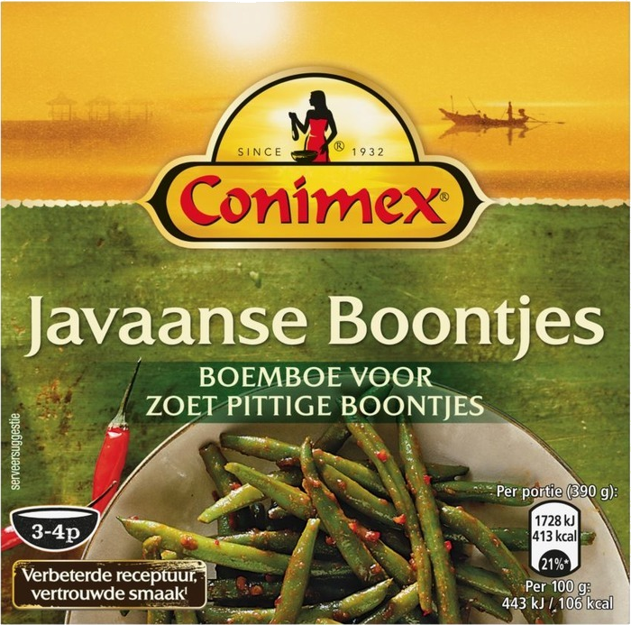Conimex Javaanse boontjes - 95 gram
