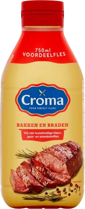 Croma vloeibaar voor bakken en braden - 750 ml