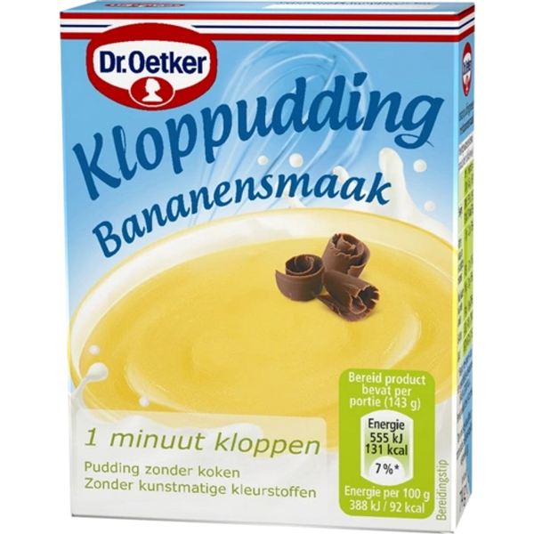 Dr. Oetker kloppudding bananensmaak (Saroma) - 74 gram