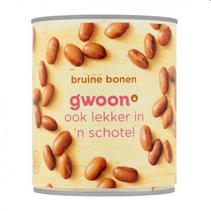 G'woon bruine bonen - 800 gram