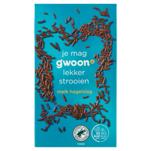 G'woon hagelslag melk - 400 gram