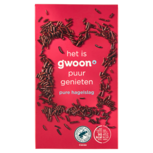G'woon hagelslag puur - 400 gram
