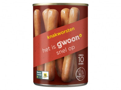 Knakworsten (G'woon) - 10 stuks
