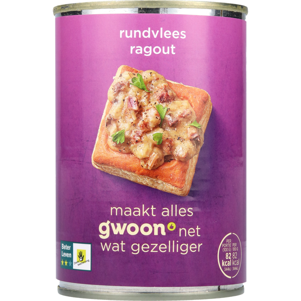 Ragout rundvlees - 400 gram