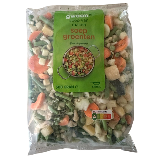 Soepgroenten gemengd - 500 gram