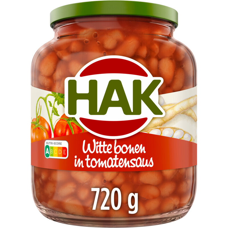 Hak witte bonen in tomatensaus - 720 gram