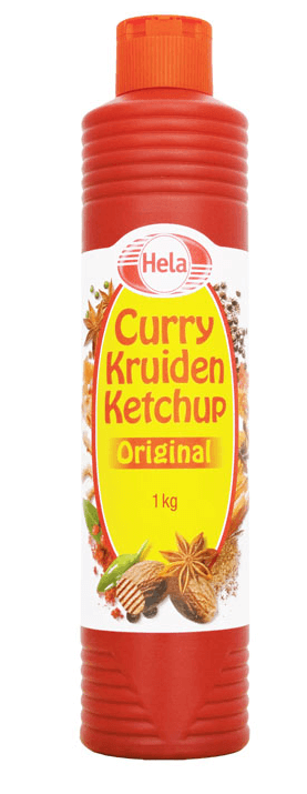 Hela curry kruiden ketchup - 800 ml