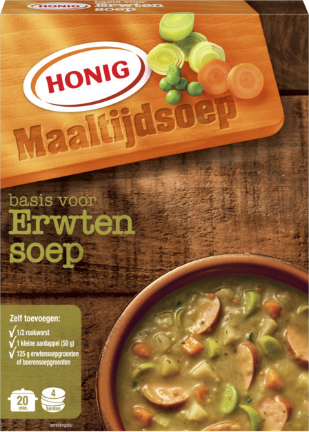 Honig basismix voor erwtensoep - 137 gram