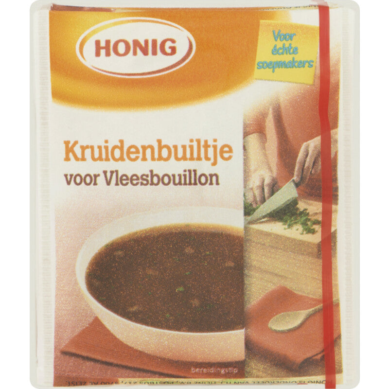 Honig kruidenbuiltje vleesbouillon - 13 gram