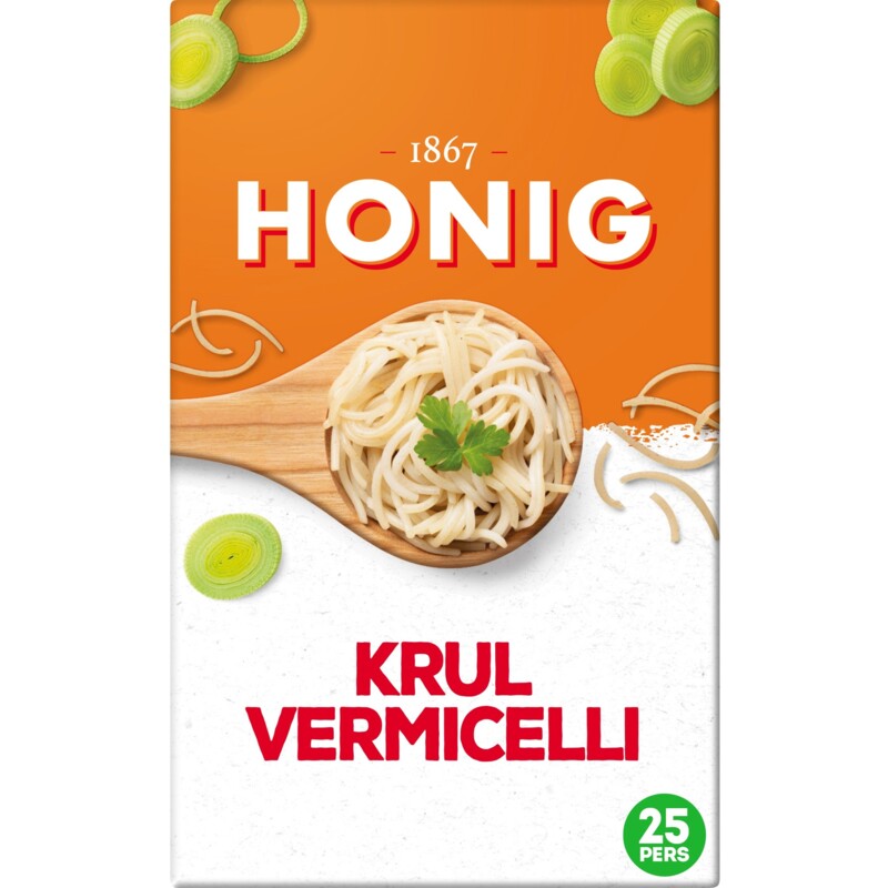Honig krul vermicelli middel - 250 gram
