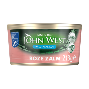 John West wilde roze zalm - 213 gram