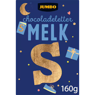 Chocoladeletter melk - 160 gram