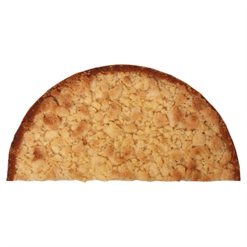 Kruimelvlaai - half