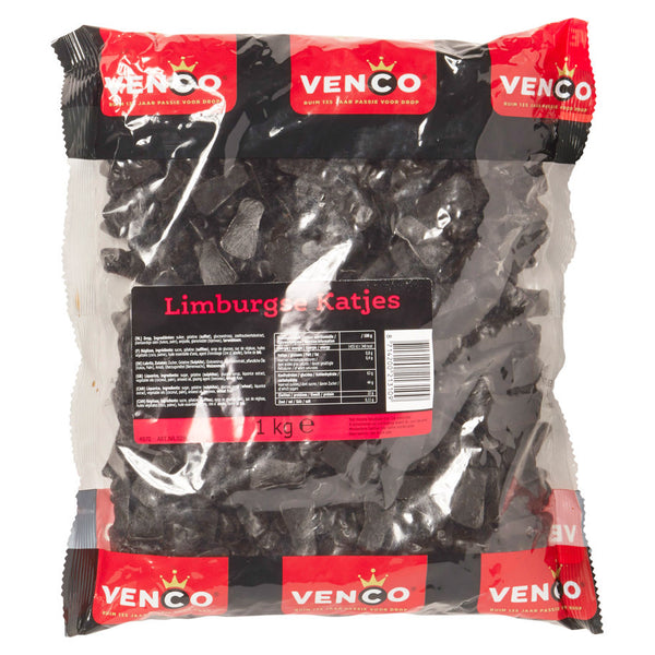 Limburgse drop katjes (hard zoet) - 1 kilo