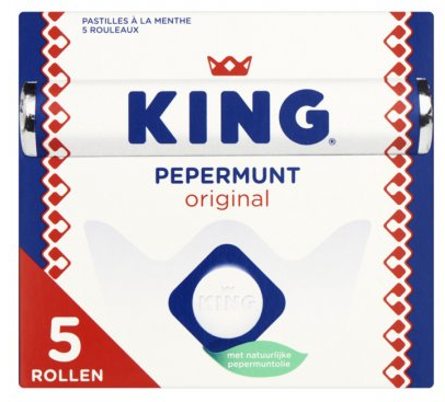 King pepermunt - 5 rollen