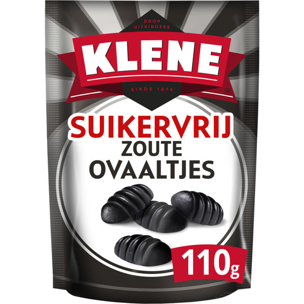 Klene suikervrij zoute ovaaltjes - 110 gram