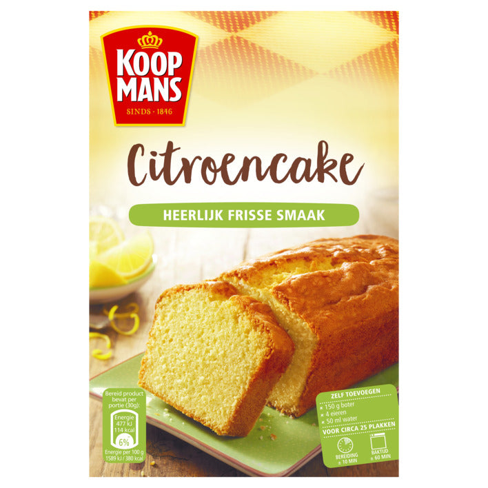 Citroencake mix - 400 gram