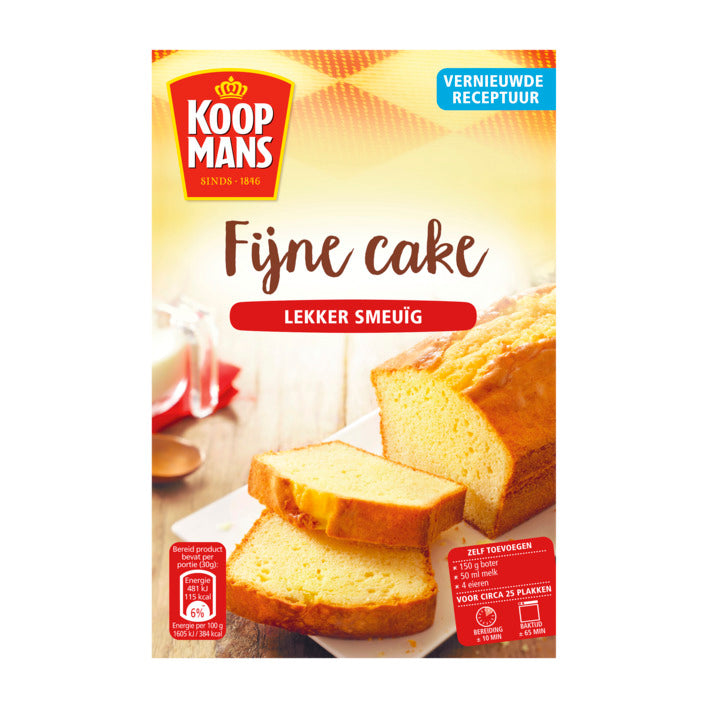 Fijne cake mix - 400 gram