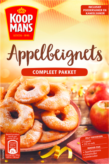 Koopmans mix voor appelbeignets - 230 gram