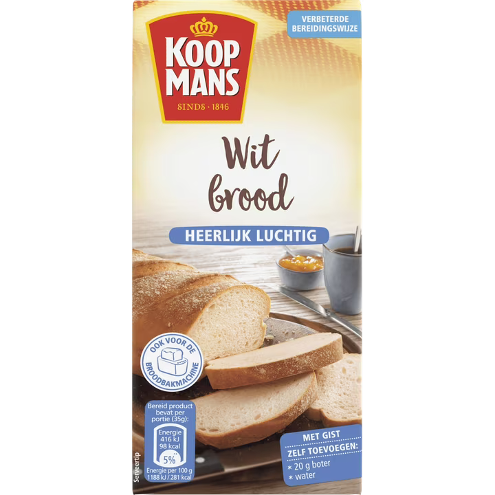 Koopmans mix voor wit brood