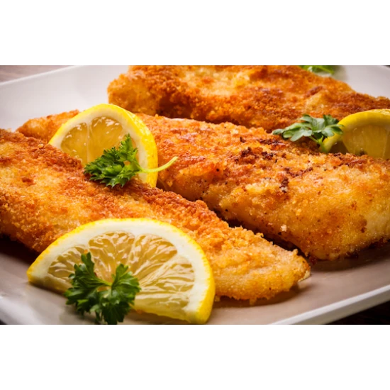 Lekkerbekjes voorgebakken (gepaneerde scholfilet) - 2 stuks