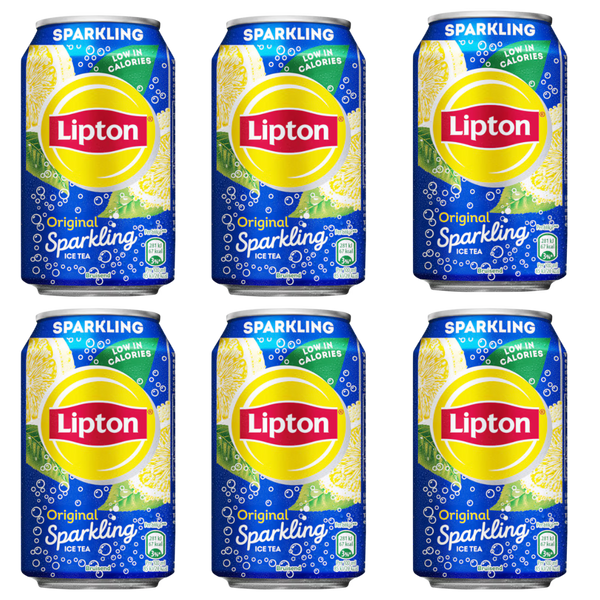 Lipton sparkling ice tea - 6 x 330 ml