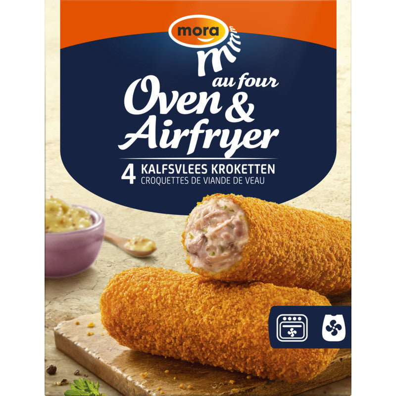 Oven / airfryer kalfsvleeskroket - 4 stuks