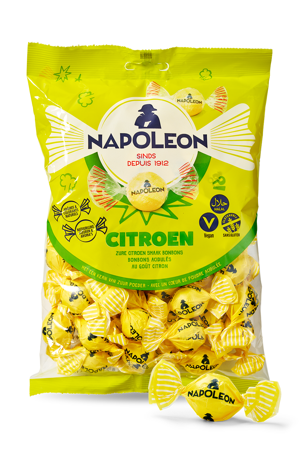 Napoleon citroen ballen - 225 gram