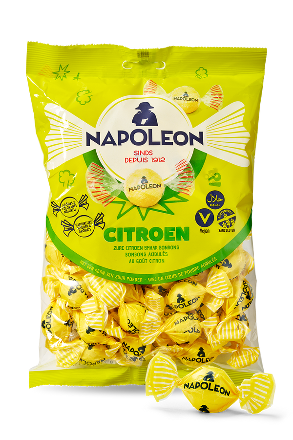 Napoleon citroen ballen - 225 gram