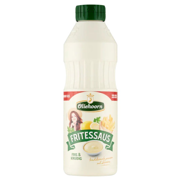 Oliehoorn fritessaus fris & kruidig - 750 ml