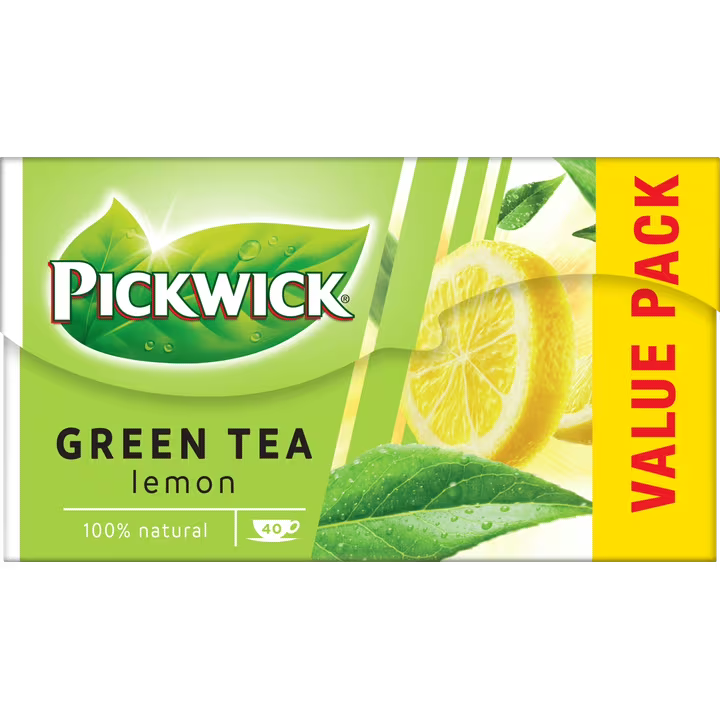 Pickwick green tea original lemon - 40 zakjes a 2 gram