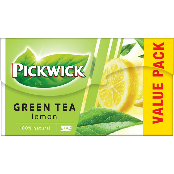 Pickwick green tea original lemon - 40 zakjes a 2 gram