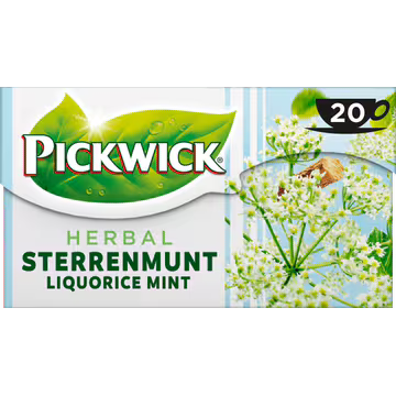 Pickwick herbal sterrenmunt thee - 20 zakjes