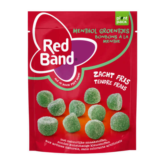 Red Band menthol groentjes - 220 gram