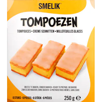 Tompoezen zelfmaak - 6 stuks