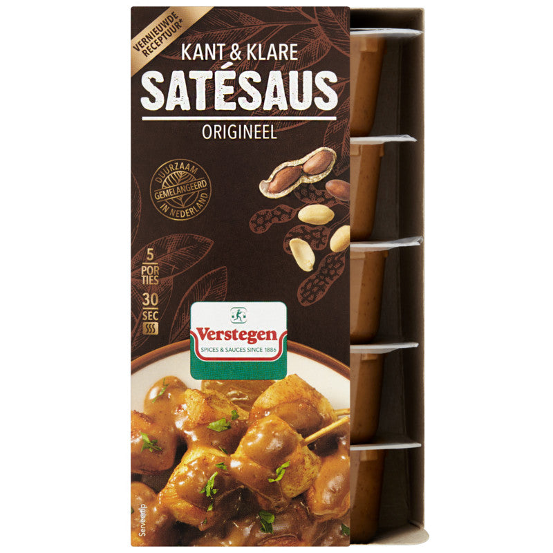 Verstegen satesaus kant & klaar - 5 x 80 ml